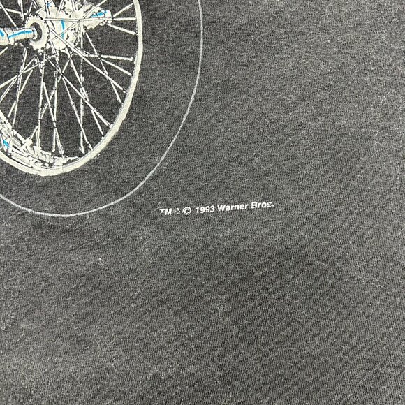 90s Vintage Harley Davidson Graphic Tee Mens XL Long Sleeve Looney Tunes USA - Picture 5 of 13